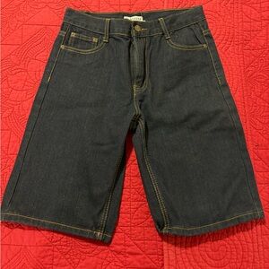 Boys Dark Blue Denim Shorts